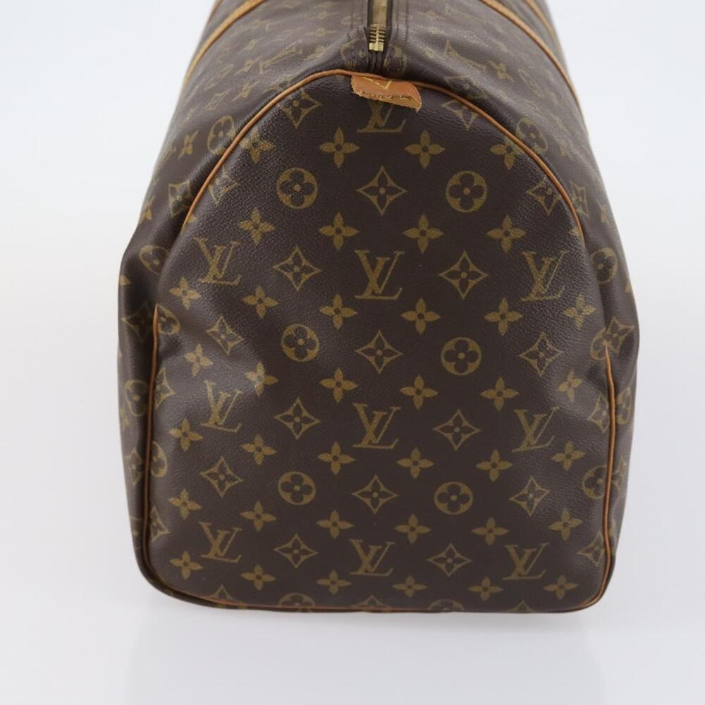 LOUIS VUITTON Monogram Keepall 55 Boston Bag M41424 LV Auth 142478 - Picture 3 of 16